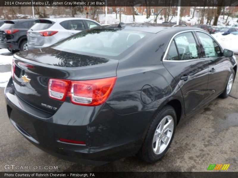 Ashen Gray Metallic / Jet Black 2014 Chevrolet Malibu LT