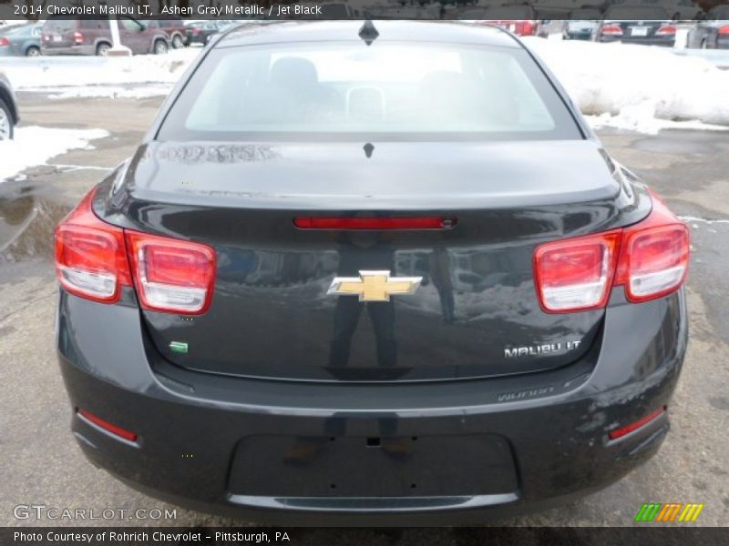 Ashen Gray Metallic / Jet Black 2014 Chevrolet Malibu LT