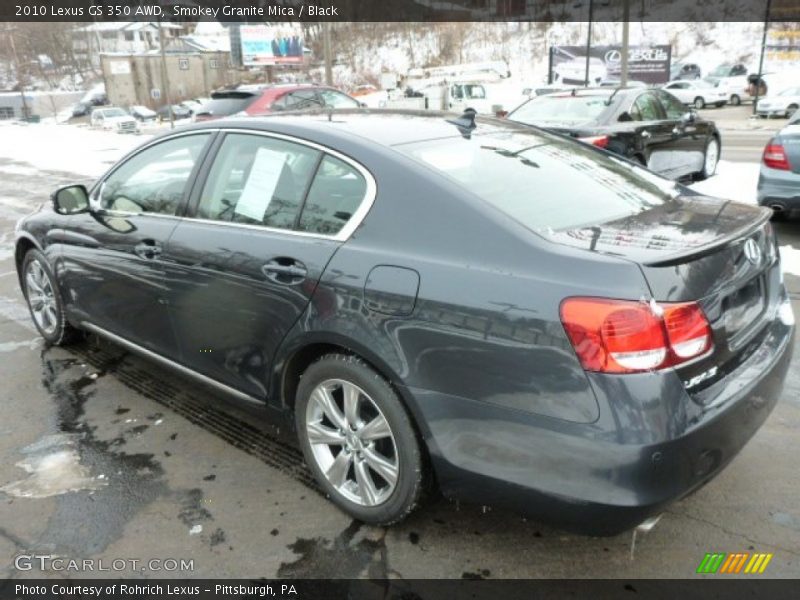 Smokey Granite Mica / Black 2010 Lexus GS 350 AWD