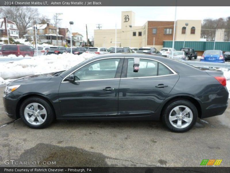 Ashen Gray Metallic / Jet Black 2014 Chevrolet Malibu LT