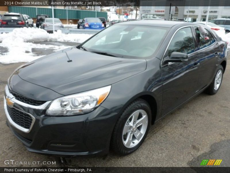 Ashen Gray Metallic / Jet Black 2014 Chevrolet Malibu LT
