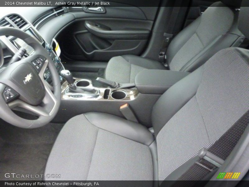 Ashen Gray Metallic / Jet Black 2014 Chevrolet Malibu LT