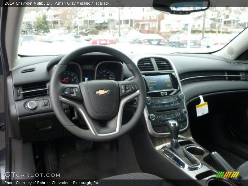Ashen Gray Metallic / Jet Black 2014 Chevrolet Malibu LT