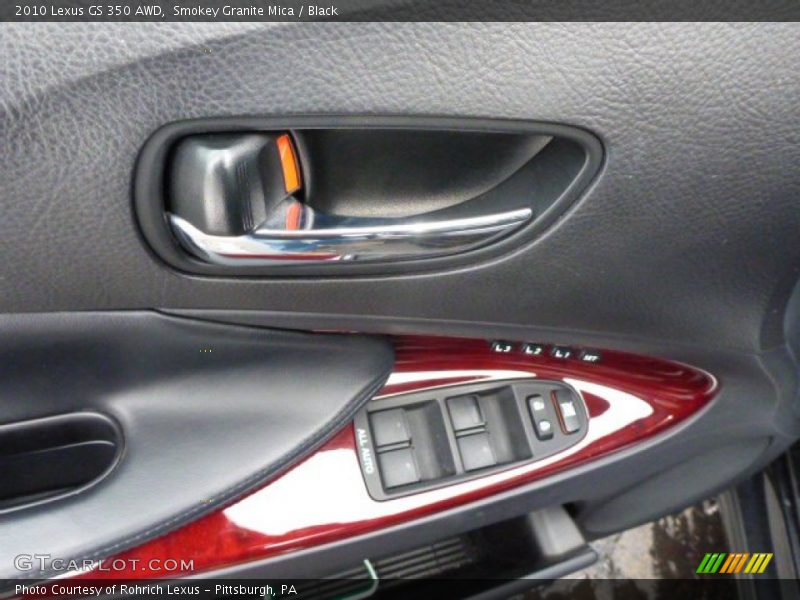 Smokey Granite Mica / Black 2010 Lexus GS 350 AWD