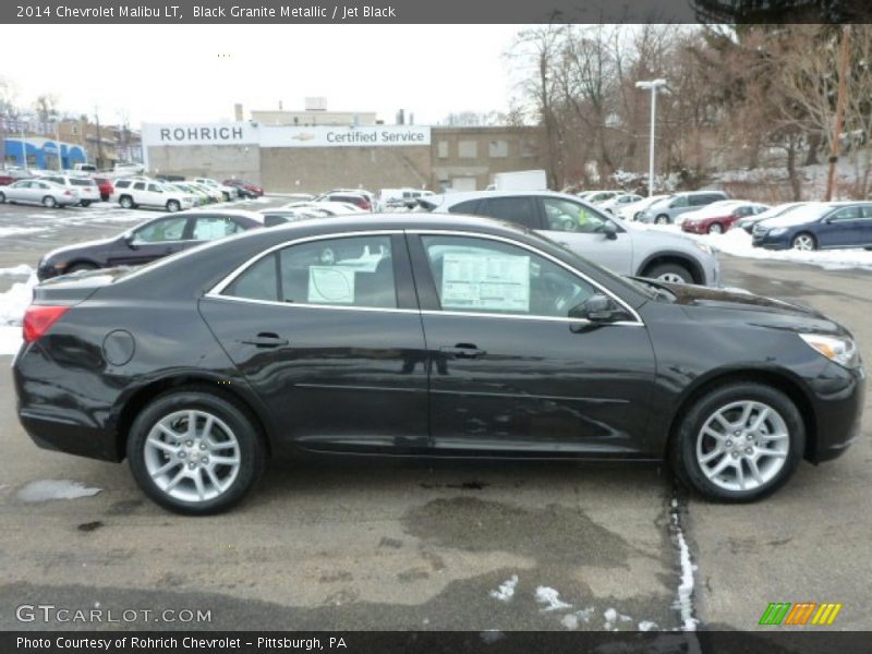 Black Granite Metallic / Jet Black 2014 Chevrolet Malibu LT