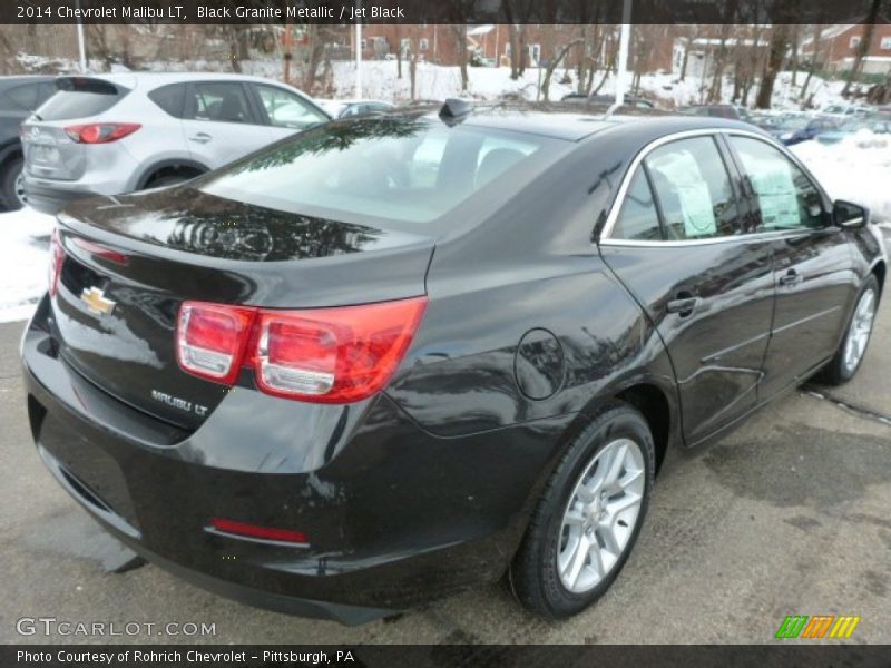Black Granite Metallic / Jet Black 2014 Chevrolet Malibu LT
