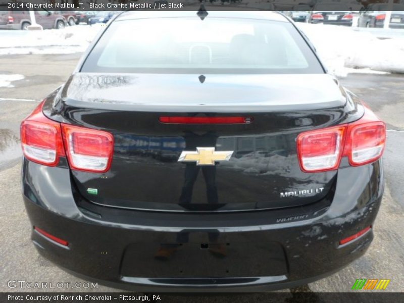 Black Granite Metallic / Jet Black 2014 Chevrolet Malibu LT