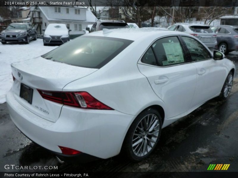 Starfire Pearl / Black 2014 Lexus IS 250 AWD