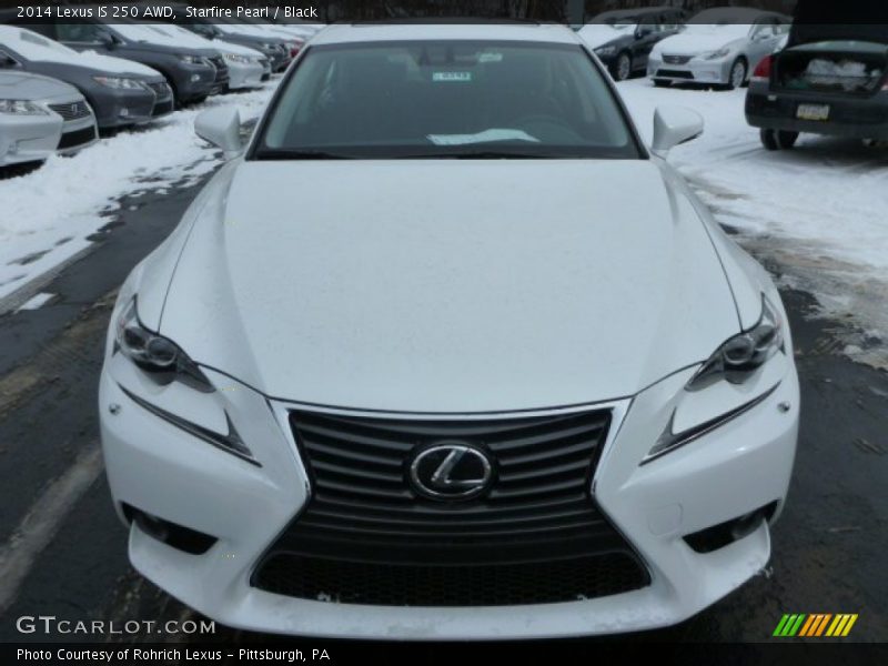 Starfire Pearl / Black 2014 Lexus IS 250 AWD
