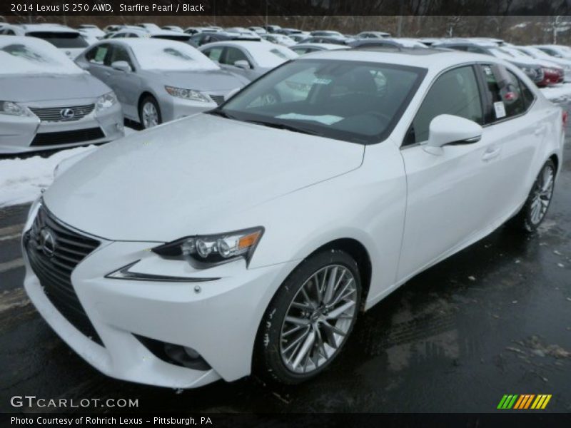 Starfire Pearl / Black 2014 Lexus IS 250 AWD