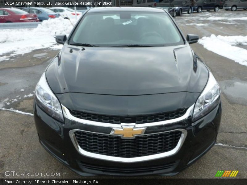 Black Granite Metallic / Jet Black 2014 Chevrolet Malibu LT