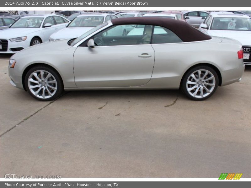  2014 A5 2.0T Cabriolet Cuvee Silver Metallic