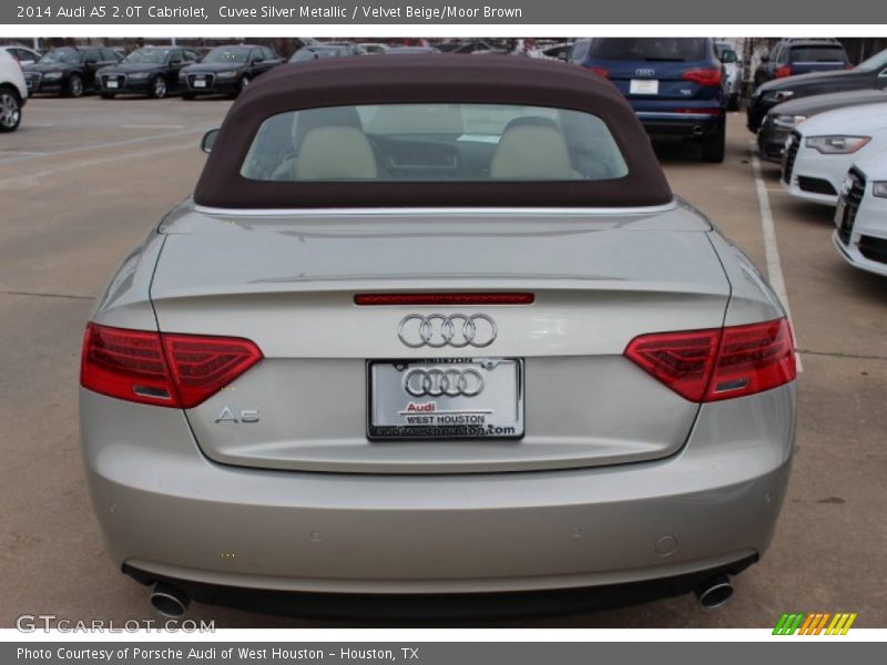 Cuvee Silver Metallic / Velvet Beige/Moor Brown 2014 Audi A5 2.0T Cabriolet
