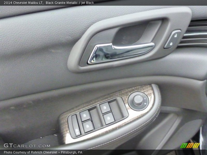 Black Granite Metallic / Jet Black 2014 Chevrolet Malibu LT