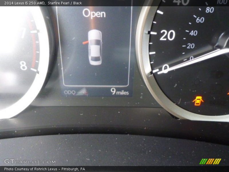 Starfire Pearl / Black 2014 Lexus IS 250 AWD