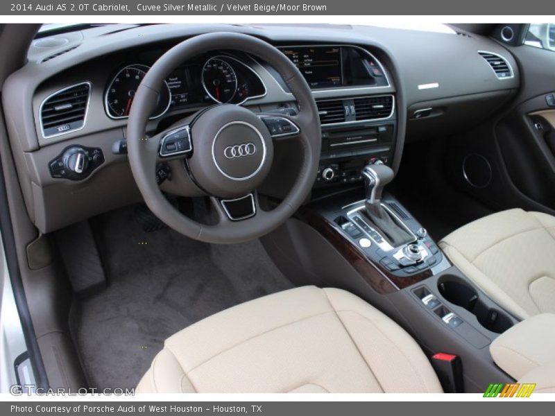 Velvet Beige/Moor Brown Interior - 2014 A5 2.0T Cabriolet 