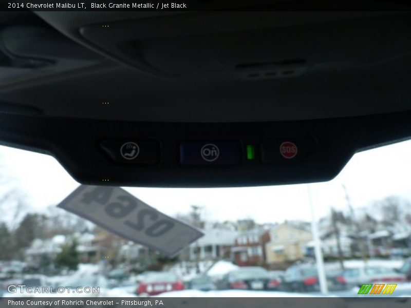 Black Granite Metallic / Jet Black 2014 Chevrolet Malibu LT