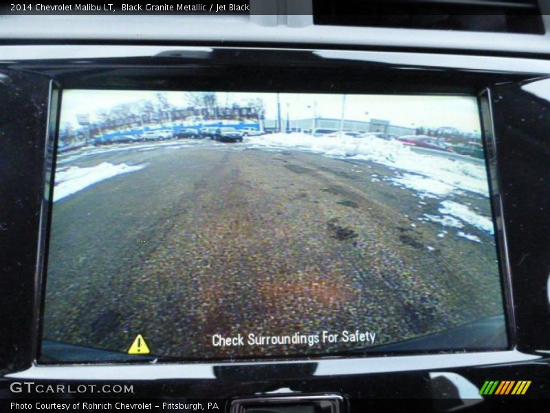 Black Granite Metallic / Jet Black 2014 Chevrolet Malibu LT