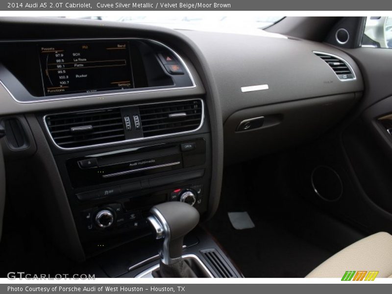 Cuvee Silver Metallic / Velvet Beige/Moor Brown 2014 Audi A5 2.0T Cabriolet