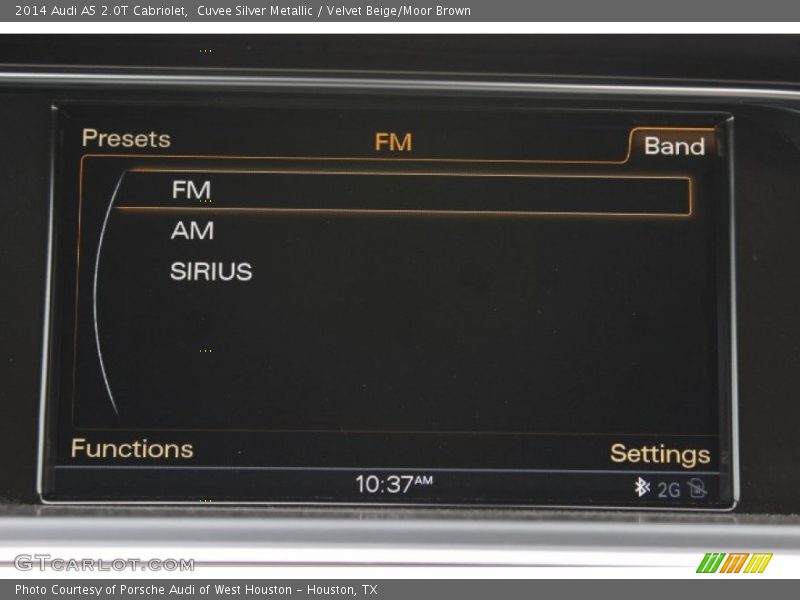 Cuvee Silver Metallic / Velvet Beige/Moor Brown 2014 Audi A5 2.0T Cabriolet