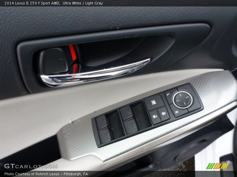 Ultra White / Light Gray 2014 Lexus IS 250 F Sport AWD