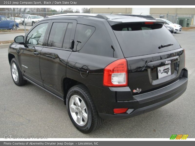 Black / Dark Slate Gray 2013 Jeep Compass Sport