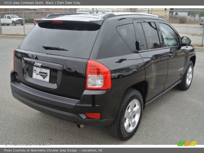 Black / Dark Slate Gray 2013 Jeep Compass Sport
