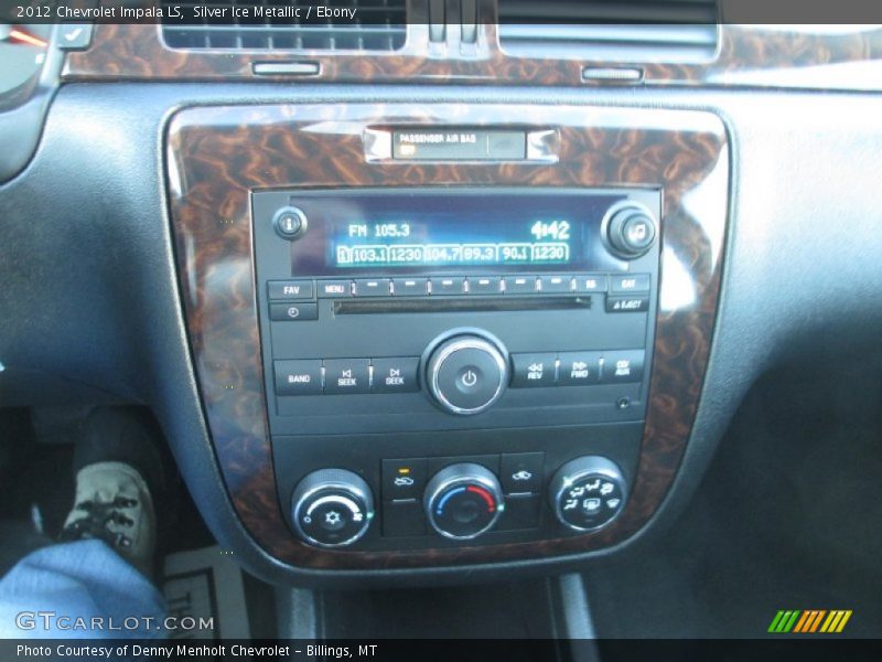 Silver Ice Metallic / Ebony 2012 Chevrolet Impala LS