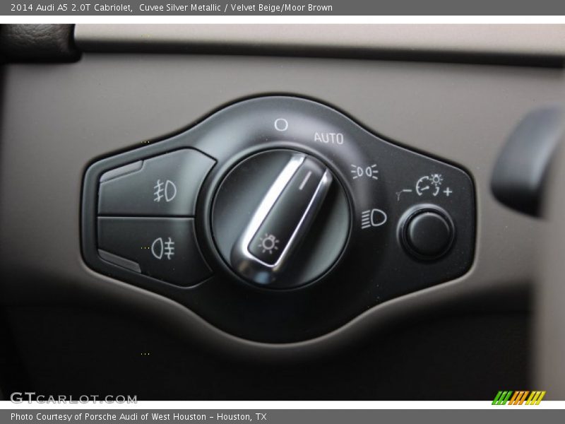 Controls of 2014 A5 2.0T Cabriolet