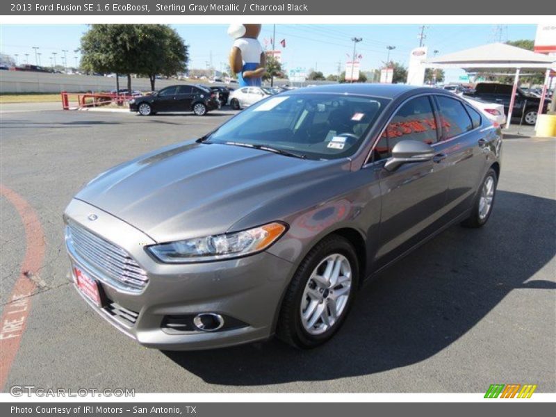 Sterling Gray Metallic / Charcoal Black 2013 Ford Fusion SE 1.6 EcoBoost