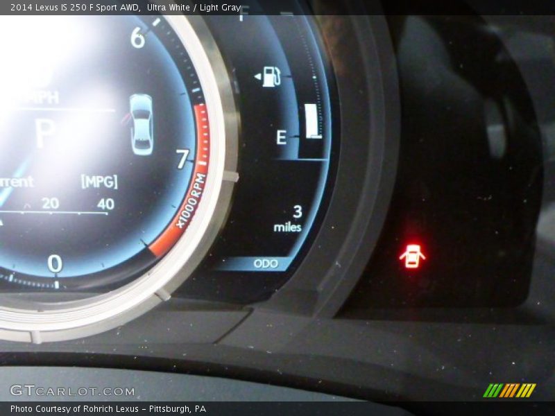 Ultra White / Light Gray 2014 Lexus IS 250 F Sport AWD