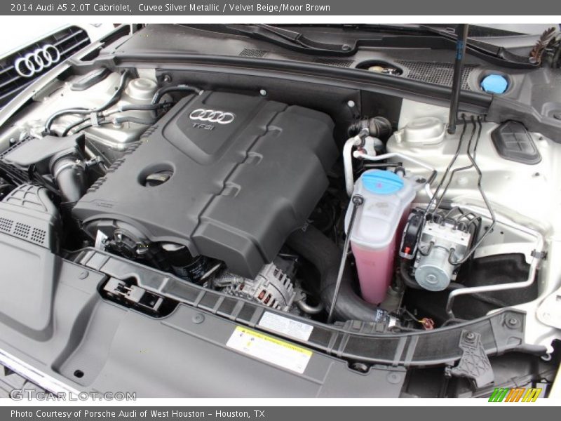  2014 A5 2.0T Cabriolet Engine - 2.0 Liter Turbocharged FSI DOHC 16-Valve VVT 4 Cylinder