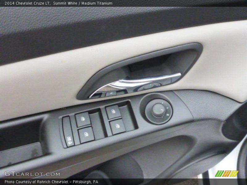 Summit White / Medium Titanium 2014 Chevrolet Cruze LT