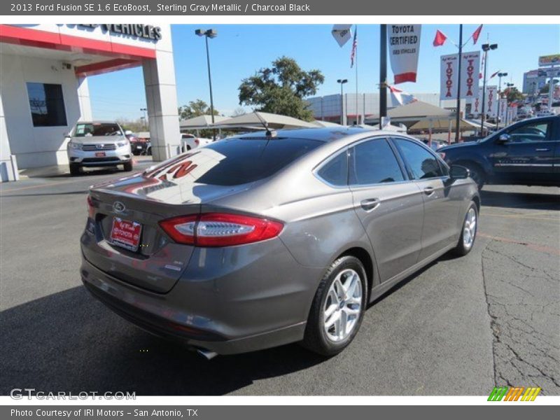 Sterling Gray Metallic / Charcoal Black 2013 Ford Fusion SE 1.6 EcoBoost