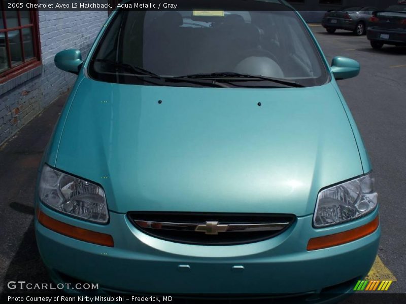 Aqua Metallic / Gray 2005 Chevrolet Aveo LS Hatchback
