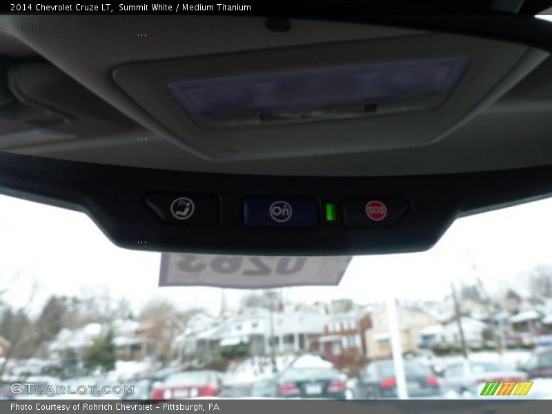 Summit White / Medium Titanium 2014 Chevrolet Cruze LT