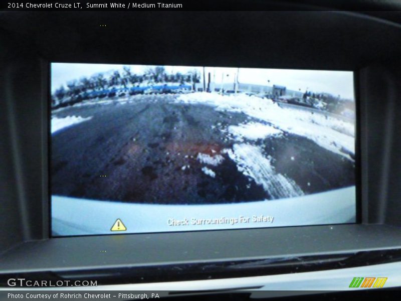 Summit White / Medium Titanium 2014 Chevrolet Cruze LT