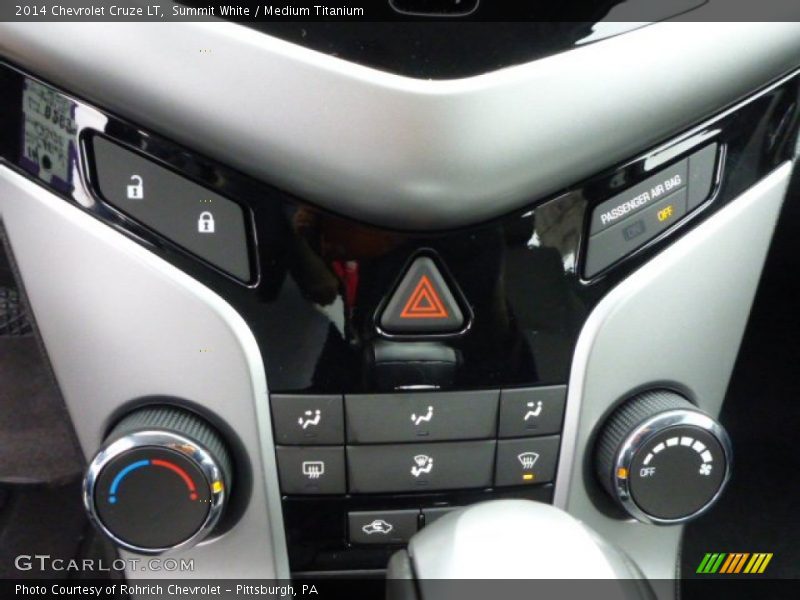 Summit White / Medium Titanium 2014 Chevrolet Cruze LT