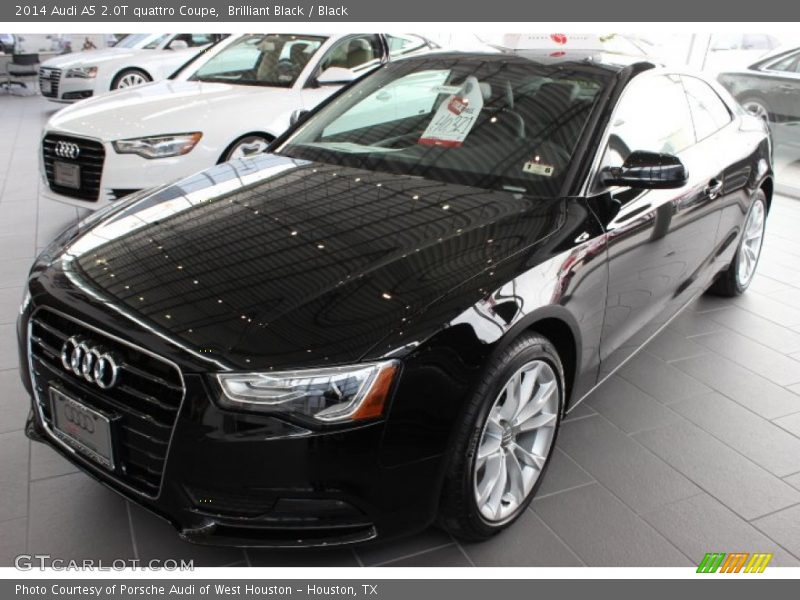 Brilliant Black / Black 2014 Audi A5 2.0T quattro Coupe