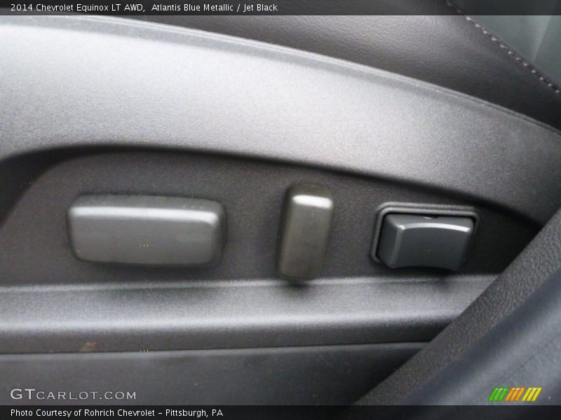 Atlantis Blue Metallic / Jet Black 2014 Chevrolet Equinox LT AWD