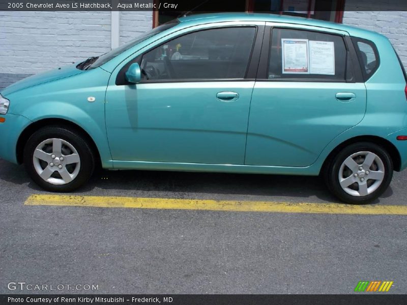 Aqua Metallic / Gray 2005 Chevrolet Aveo LS Hatchback