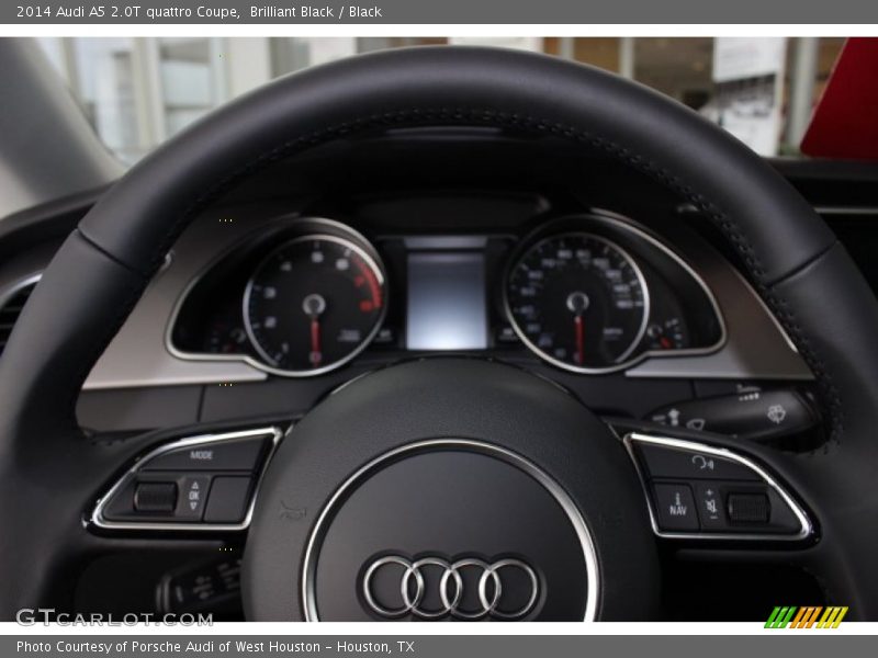 Brilliant Black / Black 2014 Audi A5 2.0T quattro Coupe