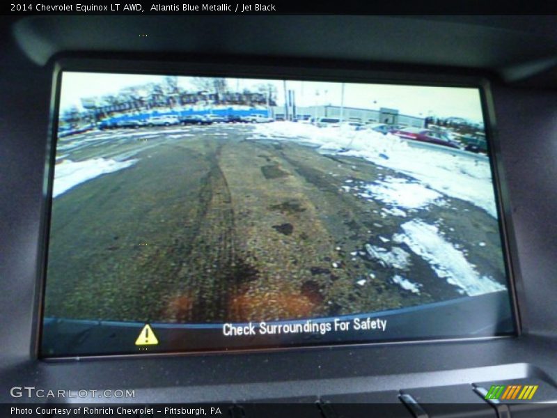 Atlantis Blue Metallic / Jet Black 2014 Chevrolet Equinox LT AWD