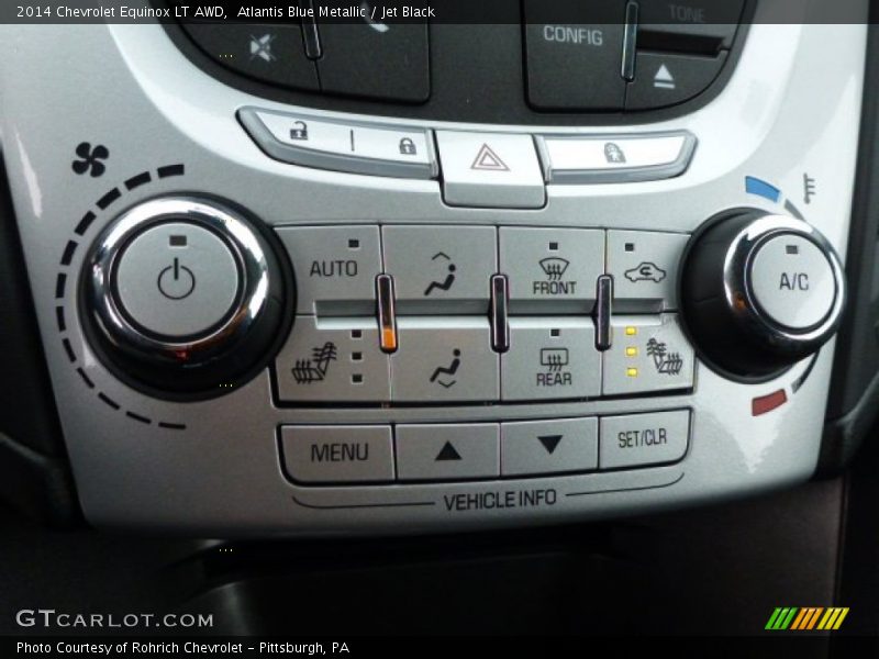 Atlantis Blue Metallic / Jet Black 2014 Chevrolet Equinox LT AWD