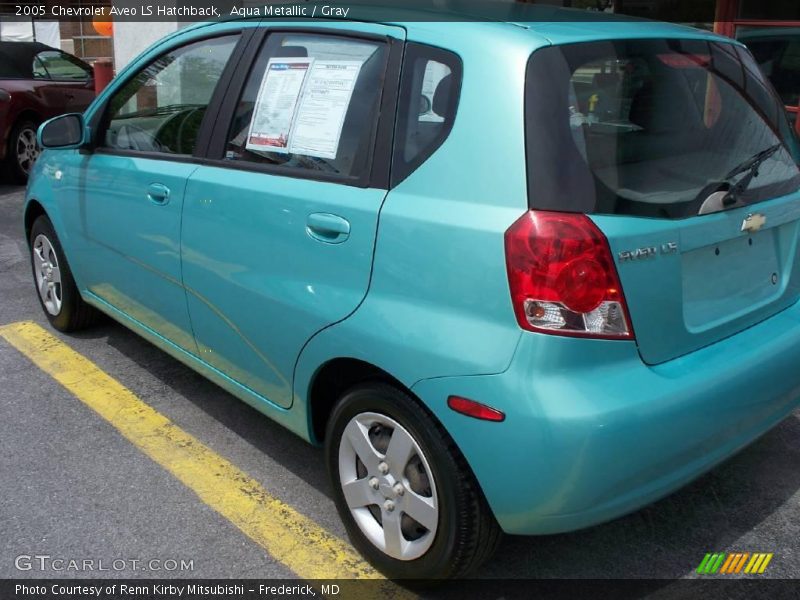 Aqua Metallic / Gray 2005 Chevrolet Aveo LS Hatchback