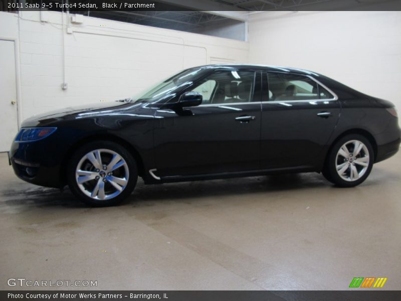 Black / Parchment 2011 Saab 9-5 Turbo4 Sedan
