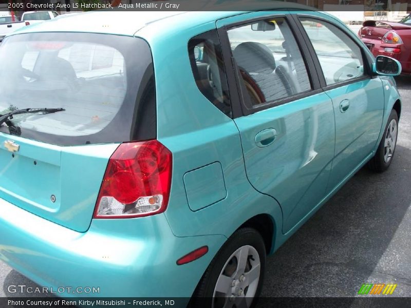 Aqua Metallic / Gray 2005 Chevrolet Aveo LS Hatchback