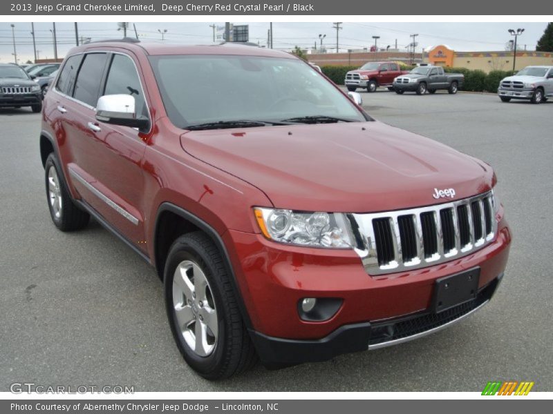 Deep Cherry Red Crystal Pearl / Black 2013 Jeep Grand Cherokee Limited