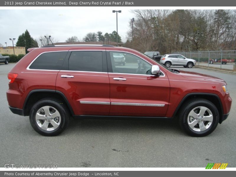 Deep Cherry Red Crystal Pearl / Black 2013 Jeep Grand Cherokee Limited