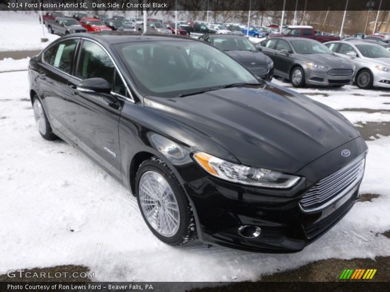 Front 3/4 View of 2014 Fusion Hybrid SE